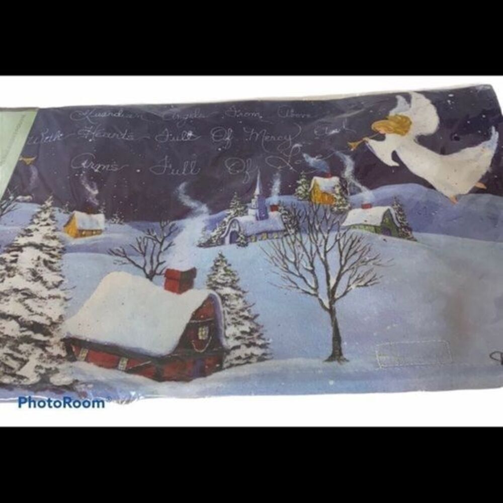 Evergreen Flags Christmas Mailbox Cover New
